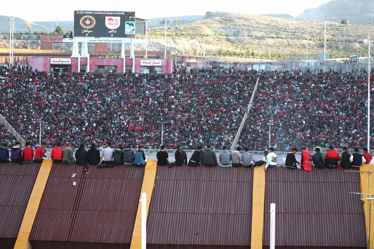 یادگار بزرگترین ورزشگاه ایران شد؛/ تصویر شوکه‌کننده از استادیوم سهند! 2