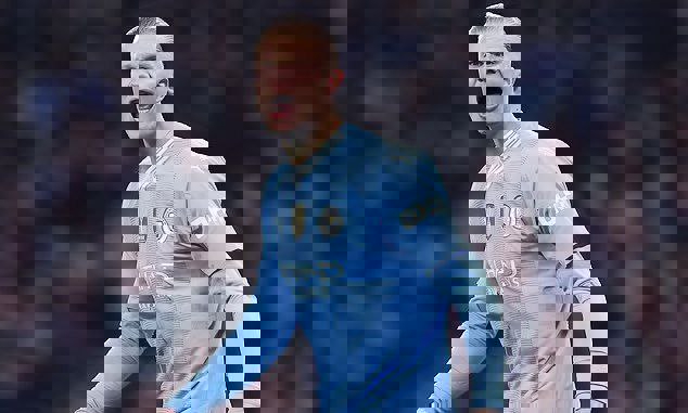 ضربه سر ارلینگ به تیر خورد / طلسم ادامهدار هالند مقابل رئال: گل نمیزند (عکس)