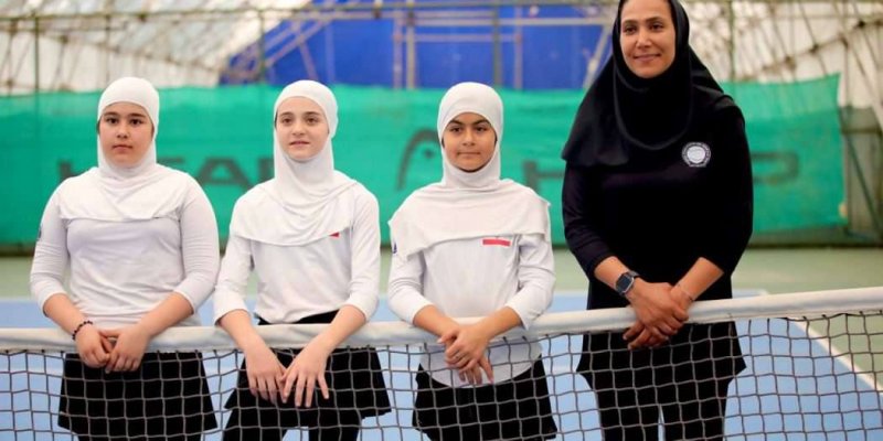 قهرمانی دختران تنیس ایران در غرب آسیا