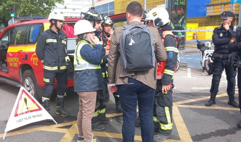 انفجار گاز: آتش‌نشانی به داد برنابئو رسید! (عکس)