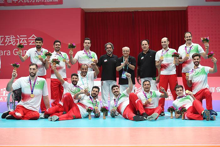 رونمایی از رقبای والیبال نشسته ایران در پاریس 2024