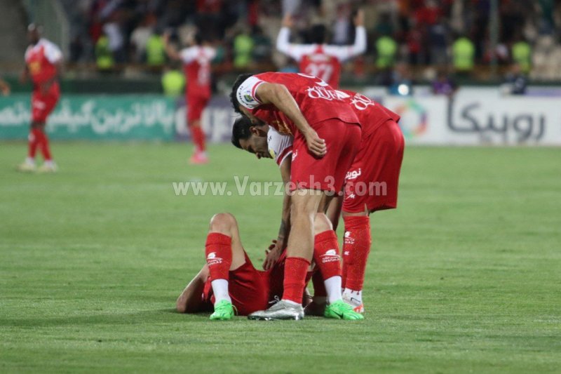 ستاره پرسپولیس نقش بر زمین آزادی (عکس)