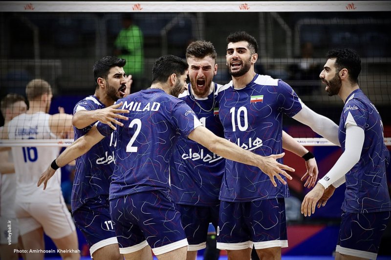 جشن ایرانی در والیبال لیگ قهرمانان اروپا