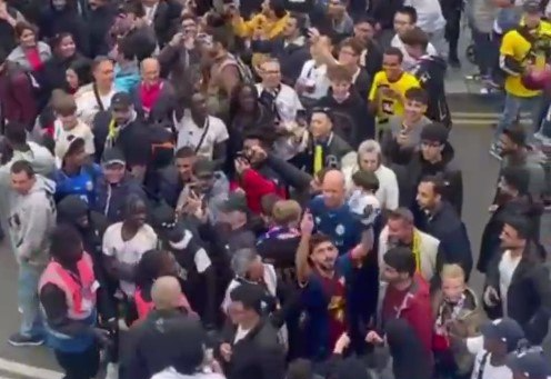 رئالیها هوادار بارسا را از خیابان بیرون کردند!