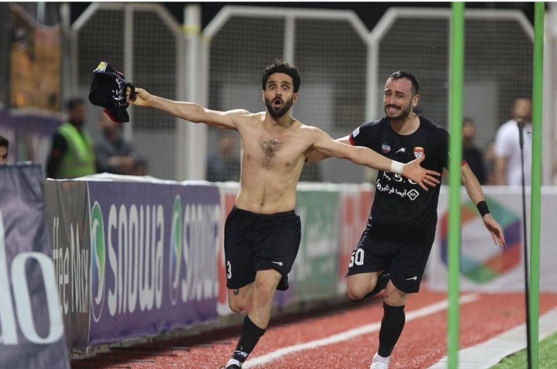 شادترین مرد فوتبال ایران در آخرین روز لیگ