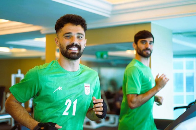 تمرین سبک ملیپوشان پس از پیروزی