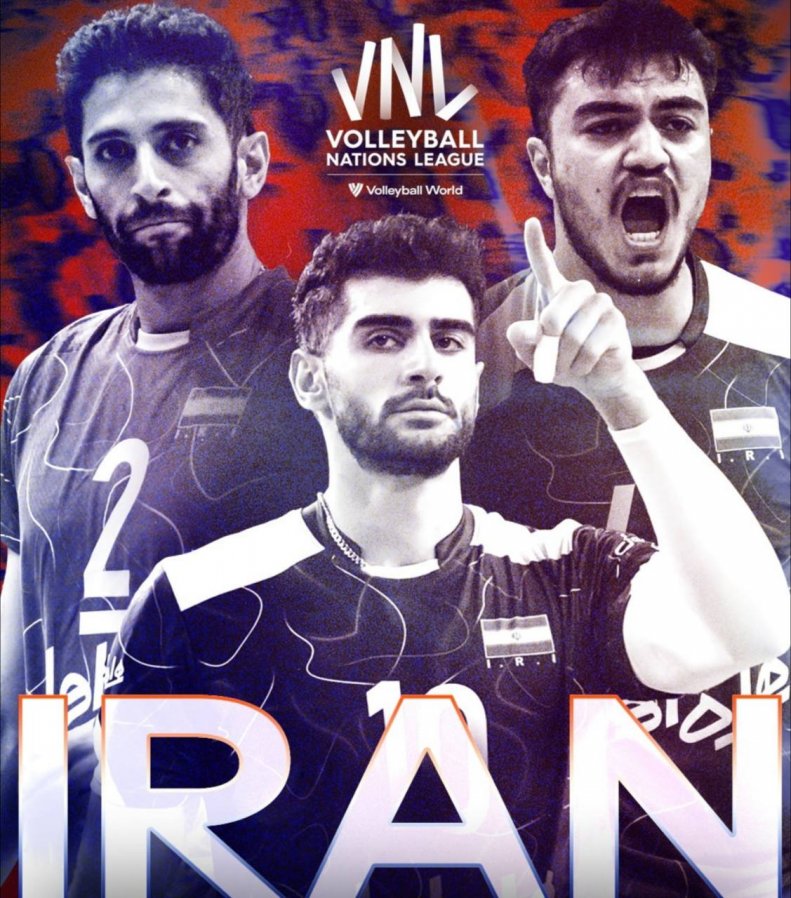 استقبال جالب میزبان هفته سوم VNL از تیم ملی ایران