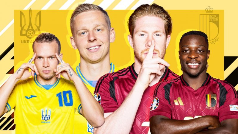 گزارش زنده: اوکراین 0-0 بلژیک