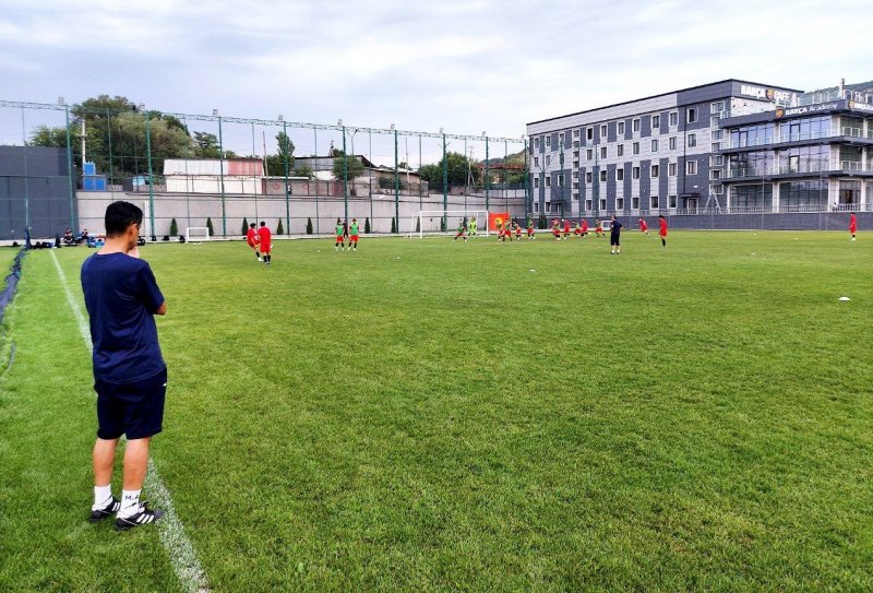 آخرین تمرین تاکتیکی تیم ملی جوانان برای بازی در کافا