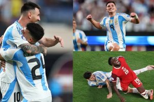 آرژانتین ۲-۰ کانادا: در یک قدمی قهرمانی! (عکس)