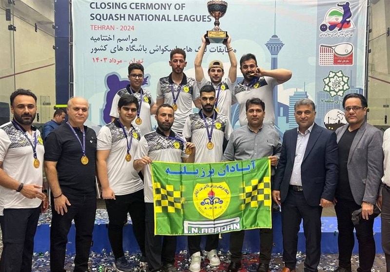 قهرمانی مردان نفت آبادان و الماس کویر زنان در اسکواش