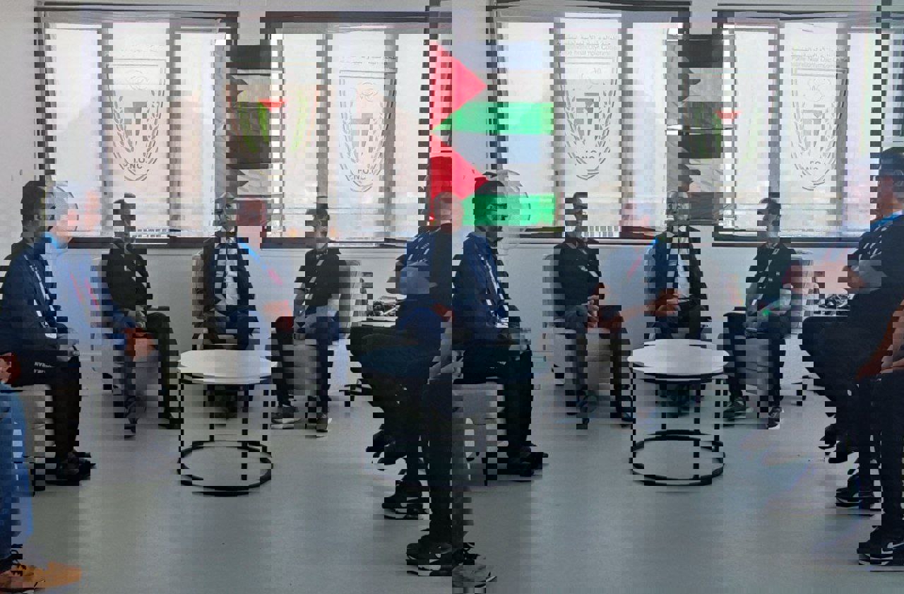 بمنظور عرض تسلیت بابت شهادت اسماعیل هنیه؛/ خسروی وفا با رىیس کمیته المپیک فلسطین دیدار کرد