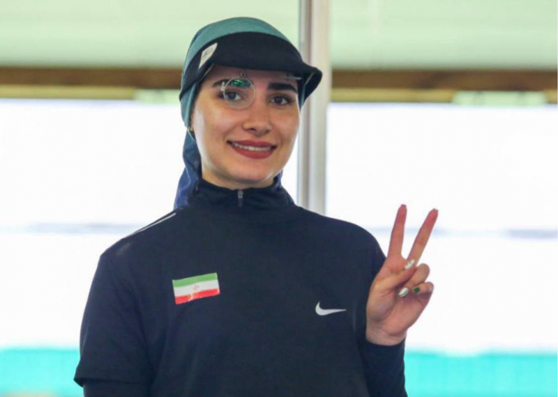 دختر ایرانی بین 10 تیرانداز برتر جهان