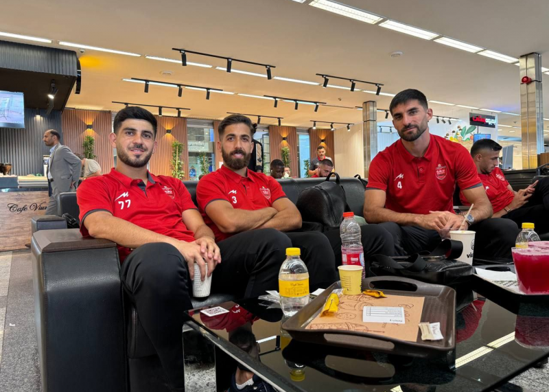 عکسهای پرسپولیس در سفر به اراک