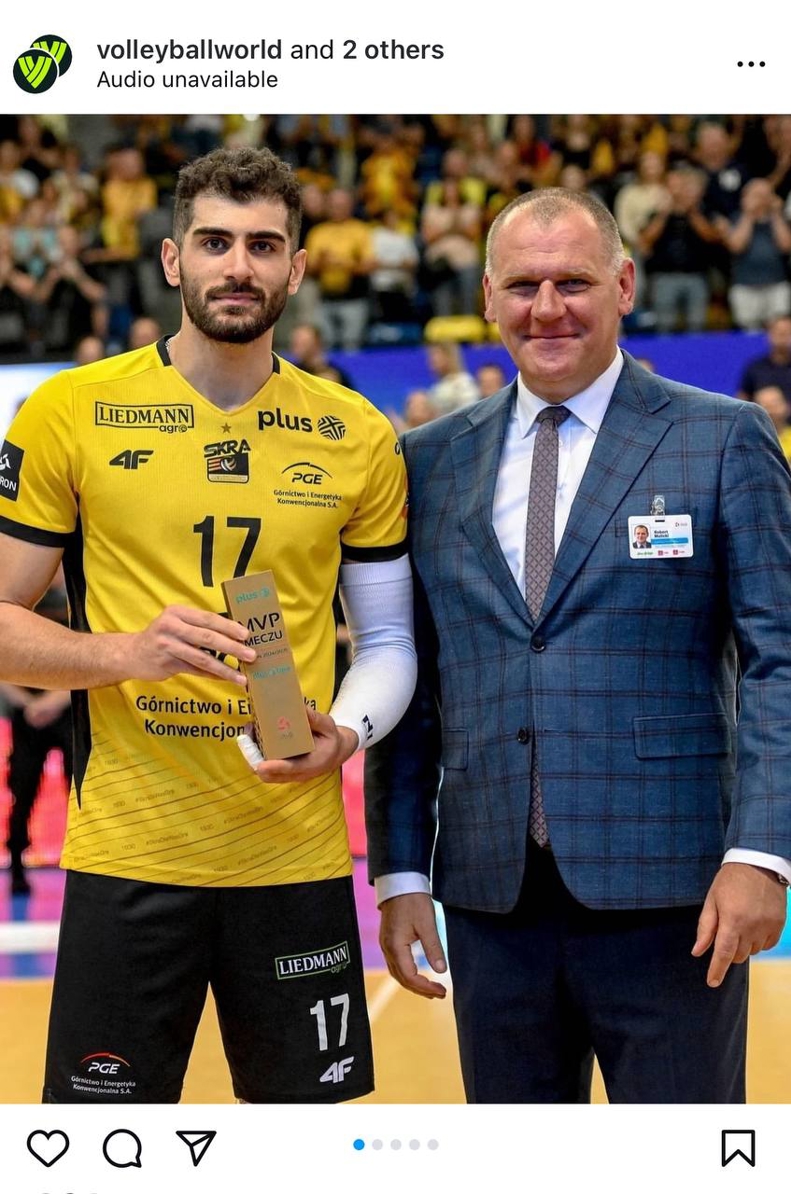 ستاره ایرانی همچنان محبوب اینستاگرام FIVB! 2