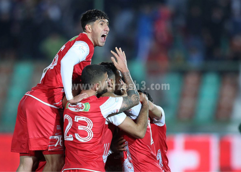 پرسپولیس 2 - 0 شمس آذر : متفق‌القول در صدر جدول!