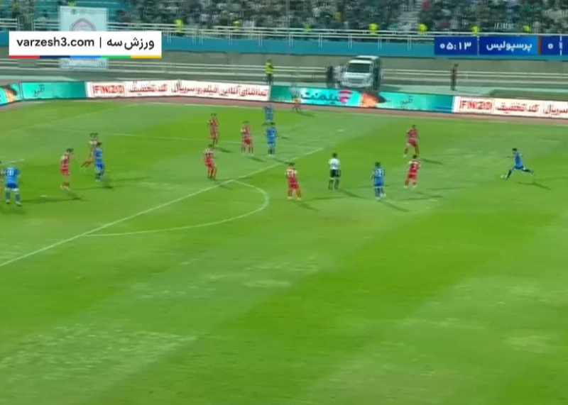شلیک مطلقزاده در گوشه دروازه پرسپولیس
