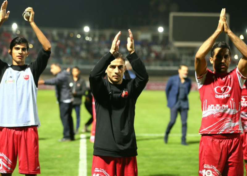 تشویق ایسلندی ستارههای پرسپولیس در سیرجان