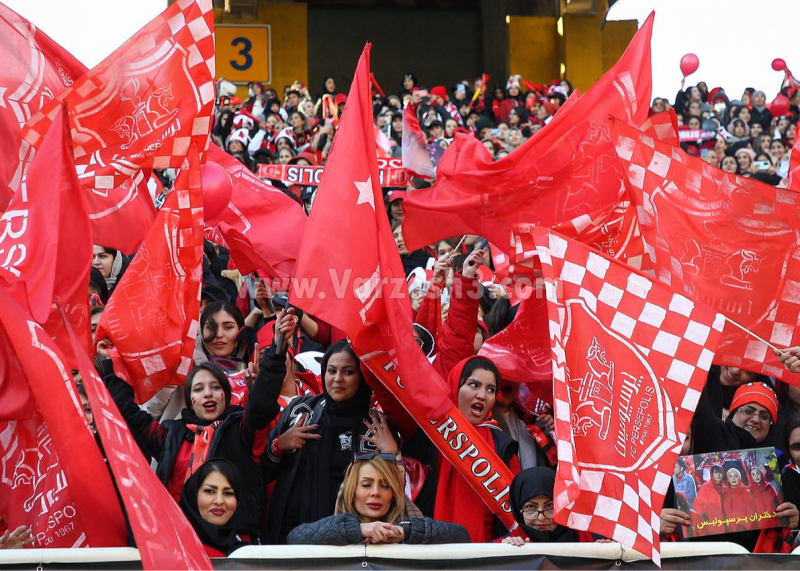 جایگاه زنان ورزشگاه آزادی تغییر کرد (عکس)