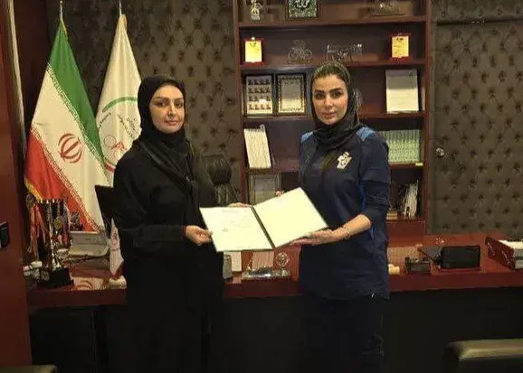 همسر رسول خطیبی مربی تیم ملی دوچرخهسواری شد