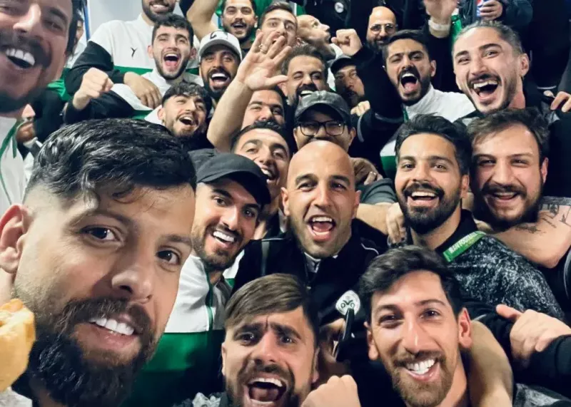 در این لحظه رختکن گلگهر لرزید!