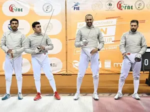 سقوط یک پله‌ای تیم ملی شمشیربازی ایران