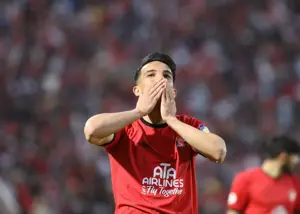 مهاجم تراکتور به آقای گل پرسپولیس رسید