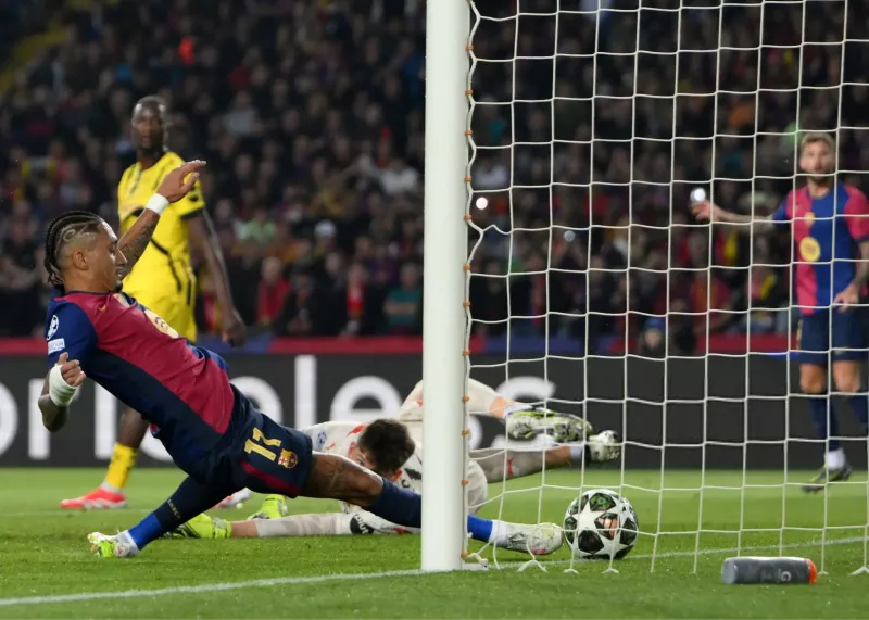 گزارش زنده: بارسلونا 2-0 دورتموند
