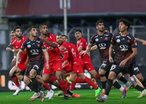 طوفان کارت قرمز پرسپولیس-نساجی در یک دقیقه!