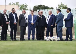 رئیس جمهور از مرکز ملی فوتبال بازدید کرد