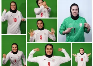 تمرین پرانرژی دختران فوتسال ایران قبل از جام ملت‌ها