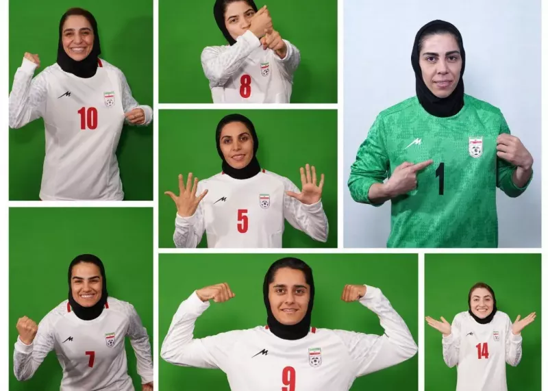 تمرین پرانرژی دختران فوتسال ایران قبل از جام ملت‌ها