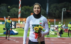 رقابت مریم طوسی در دوی ۱۰۰ متر