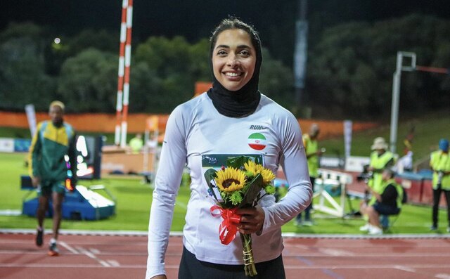 رقابت مریم طوسی در دوی ۱۰۰ متر