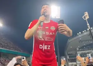 سردار و ترانه‌خوانی در ابوظبی: بالا بالا بالا!