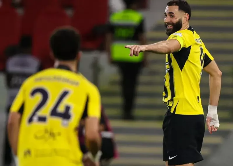 بنزما الاتحاد را به یک‌قدمی قهرمانی رساند