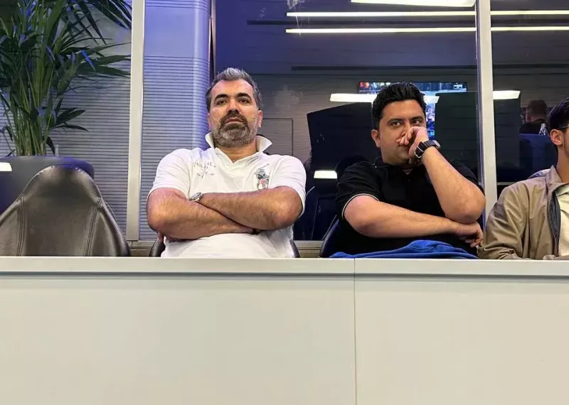 حضور سرمربی چادرملو در تمرینات اینتر