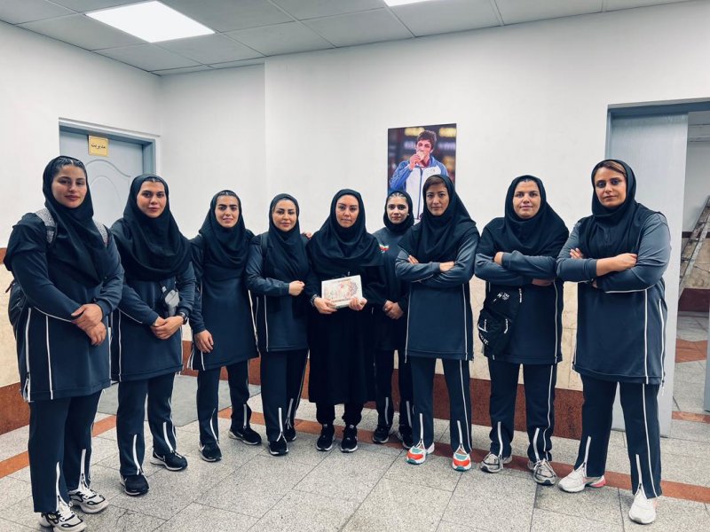 کشتی گیران زن ایران راهی هند شدند