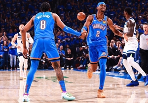 دومین پیروزی اوکلاهما با درخشش MVP لیگ NBA