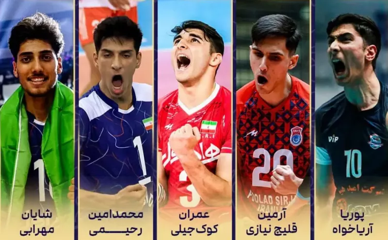 پنج پدیده والیبال ایران: انتخاب شما کیست!