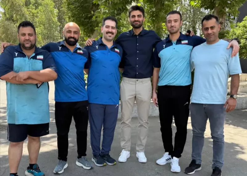 مهمان خاص تمرین تیم ملی والیبال