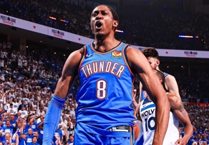 صعود تاندِر به فینال NBA با برتری قاطع مقابل مینه‌سوتا