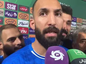 همراهان ویژه روزبه در جشن قهرمانی 