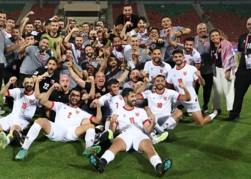 صعود تاریخی تیم ملی اردن به جام جهانی