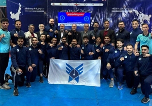 دانشگاه آزاد قهرمان سوپر لیگ کاراته شد