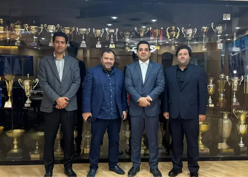 دیدار مسئولان چادرملو با رئیس فدراسیون والیبال