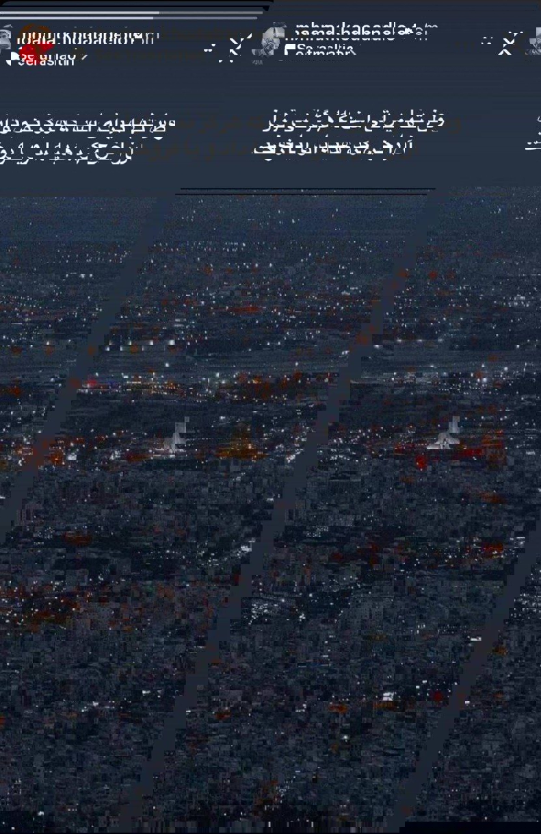 پیام احساسی خدابندهلو در واکنش به حملات صهیونیستی 2