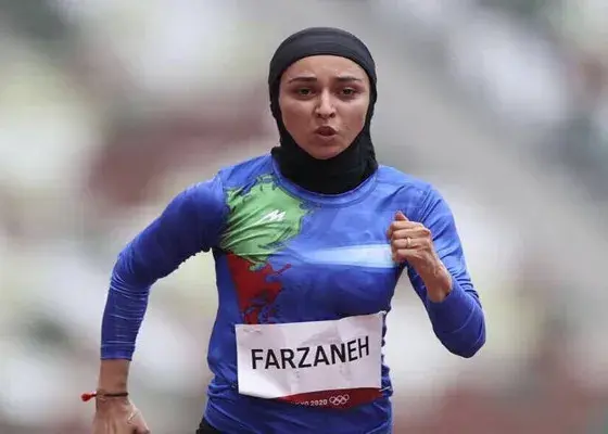 مقام چهارمی فرزانه فصیحی در مسابقات دوومیدانی سوئیس