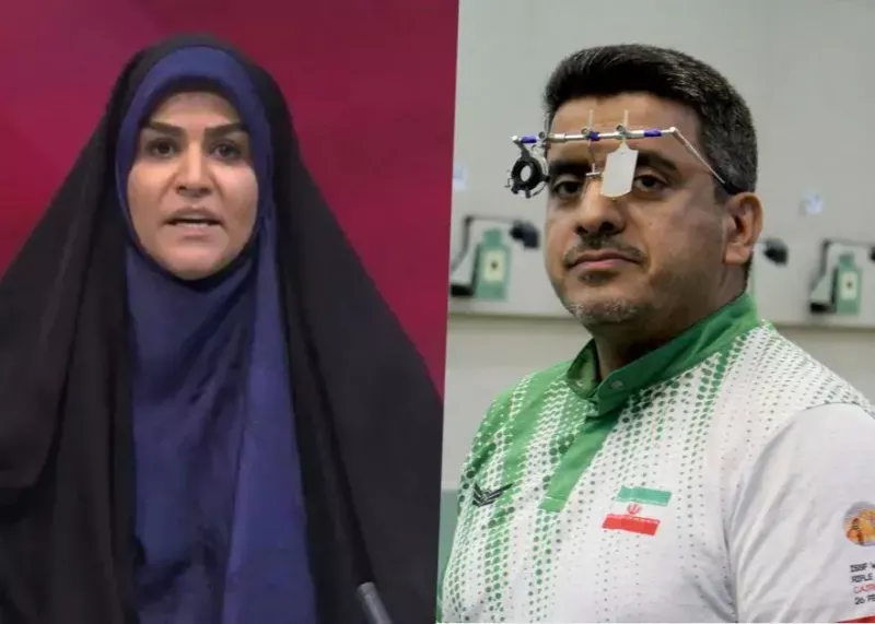 تقدیم مدال طلای المپیک به شیرزن مجری صداوسیما