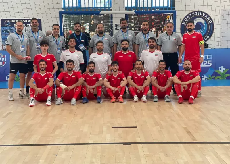 برد پرگل ملی پوشان فوتسال ناشنوا مقابل انگلیس